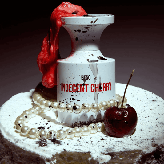 INDECENT CHERRY by BORNTOSTANDOUT available at INDIEHOUSE modern fragrances Atlanta
