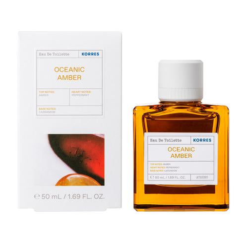 Oceanic Amber clean perfume by Korres at Indiehousefragrances.com