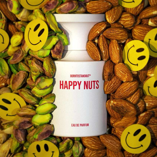 The Original HAPPY NUTS by BORNTOSTANDOUT available at INDIEHOUSE modern fragrances Atlanta