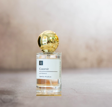 30ml. round bottle with gold cap custom perfume at INDIEHOUSE modern fragrances